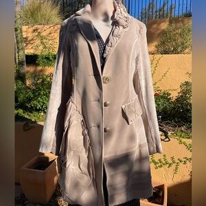 Elisa Cavaletti by Daniela Dallavalle unique Victorian dusty pink coat